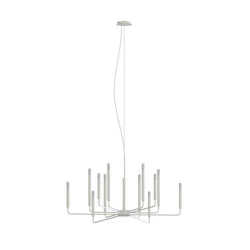 Lampa wisząca ORTO XII A 12xE14 wys.170cm szer.101.5cm | Silk gray 11463