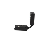 Łącznik wzdłużny przewodzący do szyn magnetycznych LVM 48V | czarny 10167