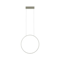 Lampa wisząca CIRCOLO LED SILK OLIVE M wys.140cm szer.60cm 21W 3000K 660lm | Silk olive