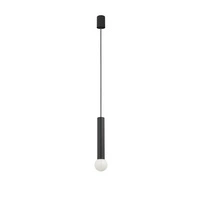 Lampa wisząca BATON BLACK M wys. 25cm E27 | czarny 7852