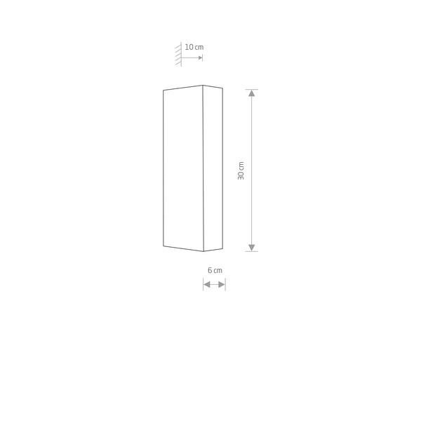 Kinkiet MALMO GOLD 30cm 2xGU10 | złoty 10457