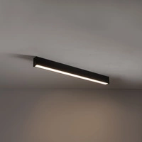 Lampa sufitowa OUTLINE LED M wys.9cm szer.5.8cm dług.100cm 35W 3000K 1800lm IP44 | Czarny