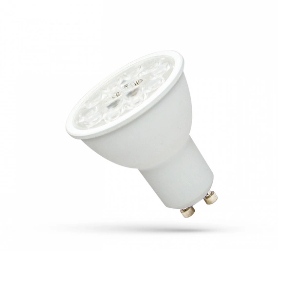 Żarówka LED GU10 ze zmienną barwą CCT 6W 38ST z soczewką SPECTRUM