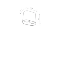 Lampa sufitowa PAG BLACK 9386