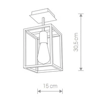 Lampa sufitowa krata CRATE I 9045