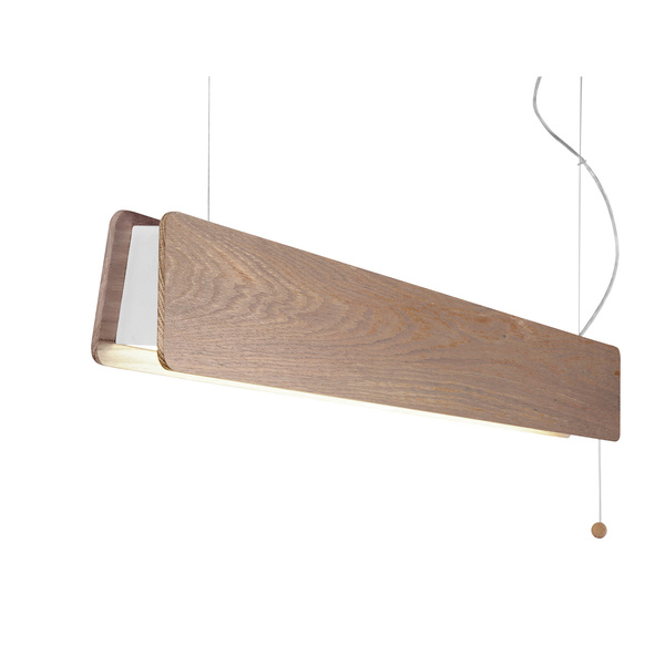 Lampa wisząca OSLO LED 98cm 16W barwa ciepła 3000K | brązowy