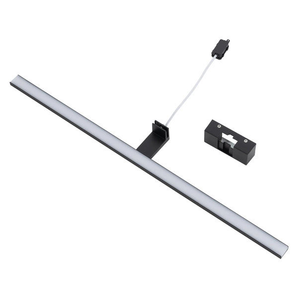 Kinkiet CEZANNE LED WHITE L 80cm 15W barwa ciepła 3000K IP44 | czarny 10671