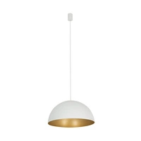 Lampa wisząca HEMISPHERE SUPER L WHITE-GOLD śr. 50cm 4xGX53 | biały/złoty 10700
