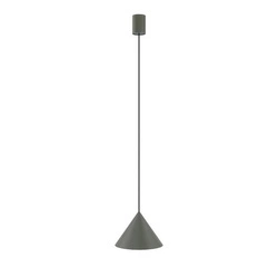 Lampa wisząca ZENITH M UMBRA GRAY śr. 50cm GU10 ES111 | ciemnoszary 10873
