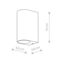 Kinkiet ARRIS wys 15cm 9515