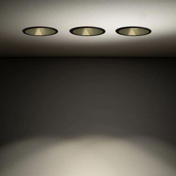 Oprawy podtynkowe CUP 3 PC SET śr. 7cm 3xGU10 | czarny 10794
