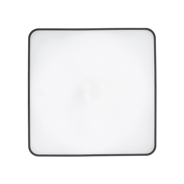 Plafon AGNES SQUARE LED PRO 10987 wys.5cm szer.63.5cm 64W 3000K 5600lm IP44 | Czarny/Biały