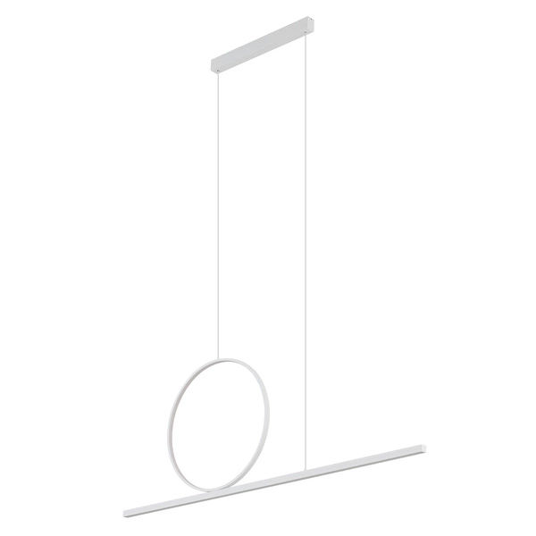 Lampa wisząca LINEO LED 39W 3000K 2100lm wys.140cm dług.115cm | Biały 11885