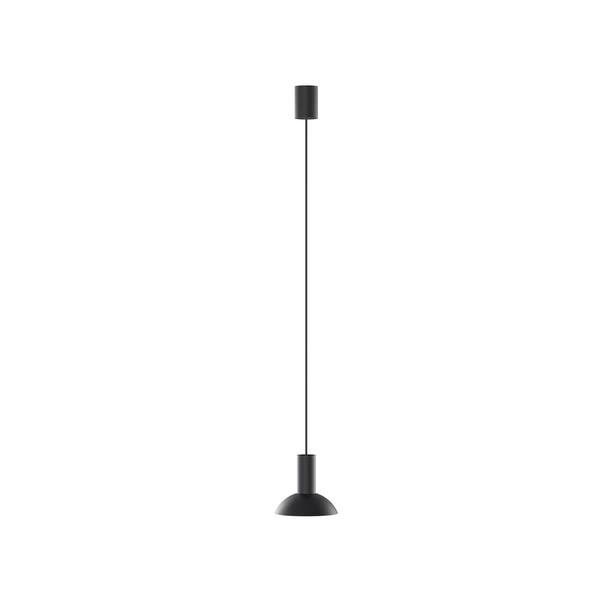 Lampa wisząca HERMANOS C BLACK śr. 15,5cm GU10 | czarny