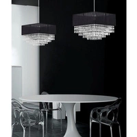Lampa kwadrat crystal MODENA I 31cm 4014
