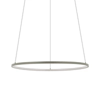 Lampa wisząca CIRCOLO LED SILK OLIVE M wys.140cm szer.60cm 21W 3000K 660lm IP20 | Silk olive