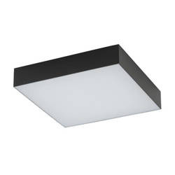 Plafon LID SQUARE LED 20cm 35W barwa neutralna 4000K | czarny