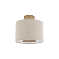 Plafon SANTANA S E27 wys.22.1cm szer.23cm | Kremowy 11650