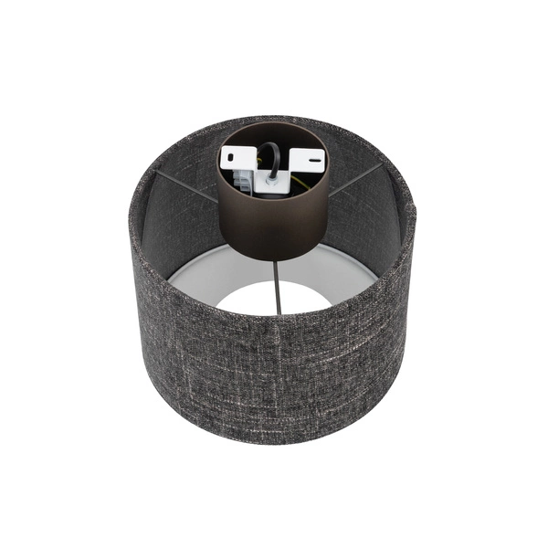 Plafon AMARELA S E27 wys.22.1cm szer.23cm | Czarny melanż 11657