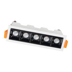 Oprawa sufitowa wpuszczana MINI LED WHITE 14,6cm 10W ciepła 3000K | biały 10042