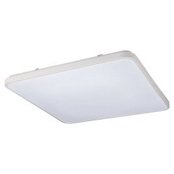 Plafon lampa sufitowa AGNES SQUARE LED 64W biały IP44 szer. 63cm ciepła 3000K