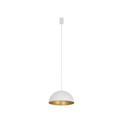 Lampa wisząca HEMISPHERE SUPER S śr. 33cm GX53 | biały/złoty