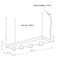 Lampa wisząca PLANT WHITE 9382