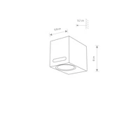 Kinkiet zewnętrzny na elewację ASSOS I czarny 9123