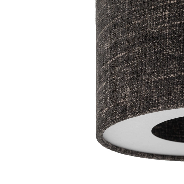 Plafon AMARELA S E27 wys.22.1cm szer.23cm | Czarny melanż 11657