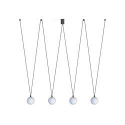 Lampa wisząca SLING IV 4xG9 | czarny  10354