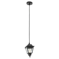 Lampa wisząca ANA szer. 13cm E27 IP44 | czarny 10500