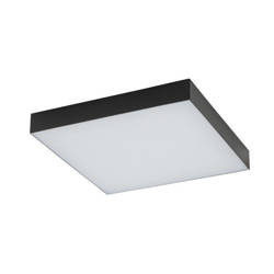 Plafon LID SQUARE LED 30cm 50W barwa ciepła 3000K | czarny