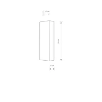 MALMO BLACK kinkiet 9705