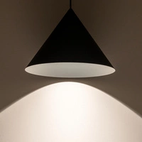 Lampa wisząca ZENITH M UMBRA GRAY śr. 35cm GU10 | ciemnoszary 10879