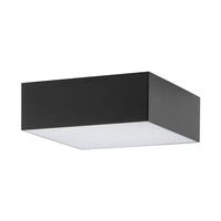 Plafon LID SQUARE LED 11cm 15W barwa ciepła 3000K | czarny 10424