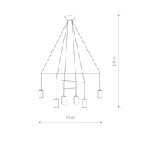 Lampa wisząca IMBRIA BLACK VI 9677