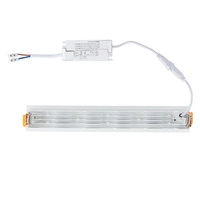 Oprawa sufitowa wpuszczana MINI LED WHITE 28cm 20W ciepła 3000K | biały 10045