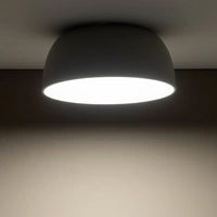 Plafon sufitowy SATELLITE S 8014 E27 | szary 8014