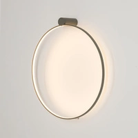 Lampa ścienno-sufitowa CIRCOLO LED M wys.13cm szer.60cm dług.65cm 21W 3000K 660lm | Silk olive