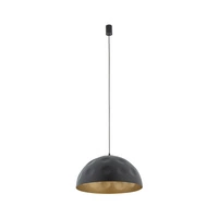 Lampa wisząca HEMISPHERE HIT L BLACK - GOLD śr. 50cm E27 | czarny/złoty 10703