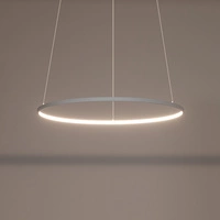 Lampa wisząca CIRCOLO LED M 3000K 21W 660lm szer.60cm wys.140cm CRI>90 | Biały 11604