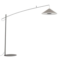 Lampa podłogowa POISE umbra gray A E27 wys.240cm dług.260cm przewód 270cm włącznik | 11767