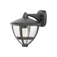 Kinkiet zewnętrzny AMELIA wys. 23cm E27 IP44 | czarny 10495