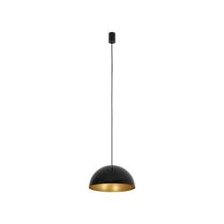 Lampa wisząca HEMISPHERE SUPER S śr. 33cm GX53 | czarny/złoty