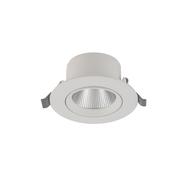 Lampa podtynkowa EGINA LED szer. 11cm 10W barwa ciepła 3000K | biały