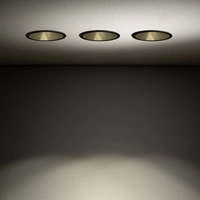 Oprawy podtynkowe CUP 3 PC SET śr. 7cm 3xGU10 | czarny  10794