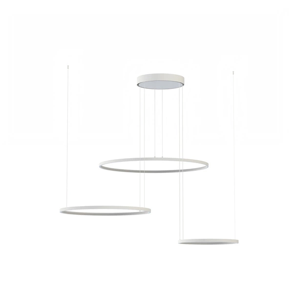 Lampa wisząca CIRCOLO LED 3000K 45W 1600lm szer.125cm wys.140cm CRI>90 | Biały 11602