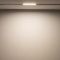 Oprawa LINE LED 20cm 9W barwa ciepła 3000K do szyn magnetycznych | czarny 10143