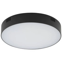 Plafon LID ROUND LED 21cm 35W barwa ciepła 3000K | czarny 10408