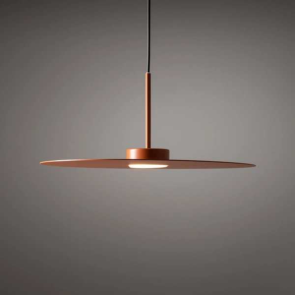 Lampa wisząca SIMONE TERRACOTTA wys.140cm szer.40cm GX53 IP20 | Terracotta